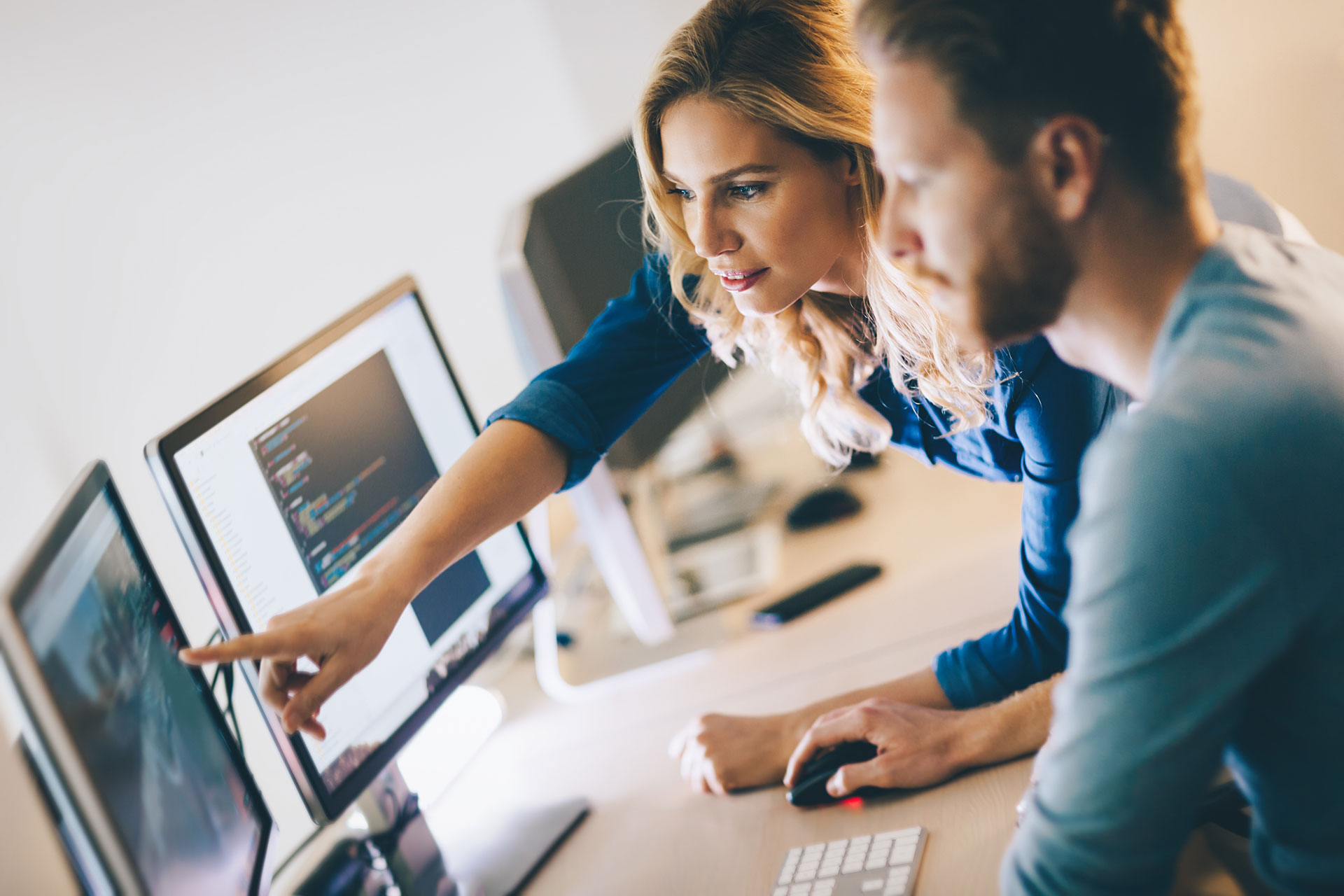 Digital marketing and website strategy workspace