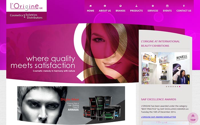 L'Origine | Cosmetics and Toiletries Distributors