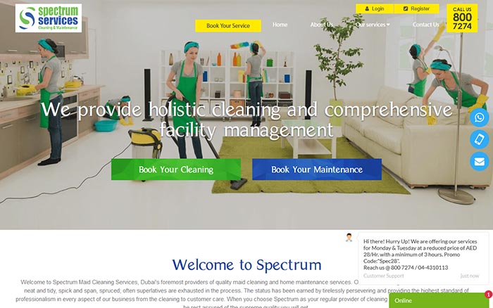 Spectrum Maid Cleaning Services - UAE
